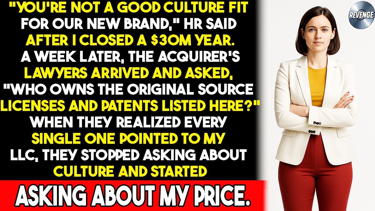 She Wasn’t a “Culture Fit”—Until They Needed Her Patents
