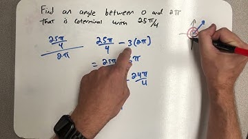 A Coterminal Angle Between 0 and 2pi