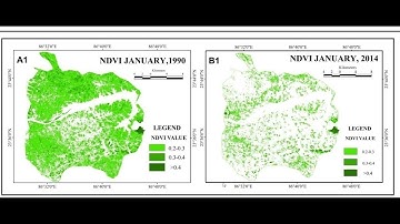 Change Detection of Vegetation Cover by NDVI Technique using Google Earth Engine and ArcGIS