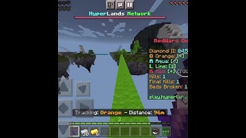 Hacker’s Epic Skills Ends In A Fail (full vid on my channel - Rise026) #shorts #bedwars #hyperlands
