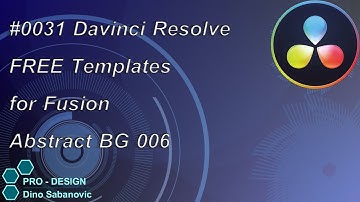 0031 Davinci Resolve FREE Templates for Fusion Abstract BG 006
