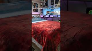 Cozy Gamer Blanket Setup 🟥 Pixel Room Aesthetic #shorts
