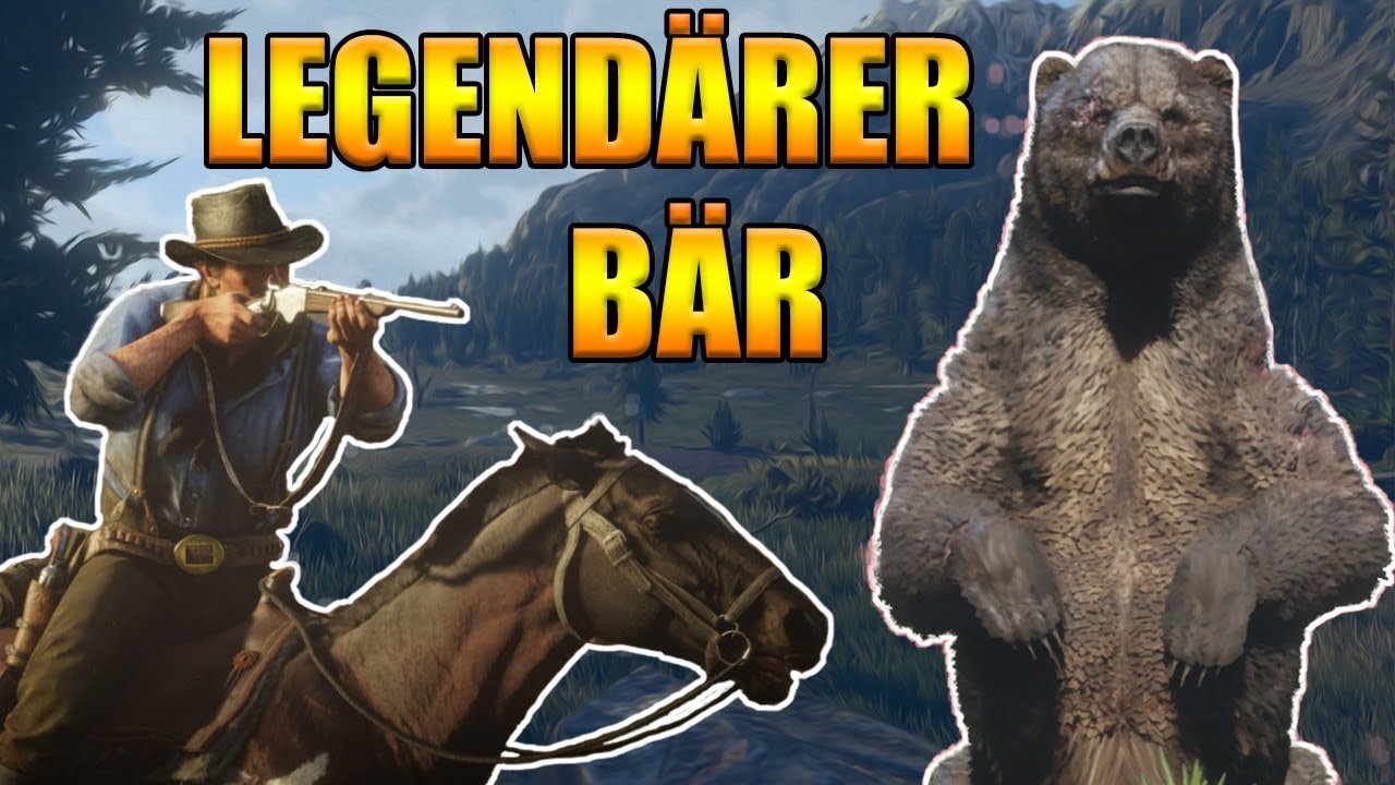 Legendäre Tiere jagen in Red Dead Redemption 2 Legendärer Bär YouTube