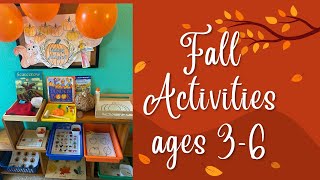 Fall Montessori Inspired Activities ages 3-6 screenshot 4