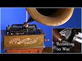 Restoring the oldest type of sound recorder &amp; player in history AND making new records