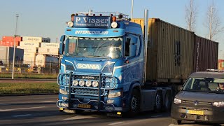 Trucks at waalhaven rotterdam loud sounds