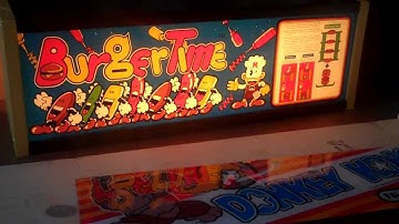 Burgertime Donkey Kong Arcade Marquee Box- How I Make Them