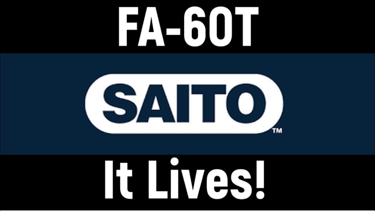 Saito FA-60T It Lives! - YouTube