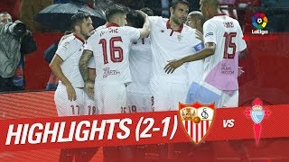 Resumen de sevilla fc vs celta de vigo (2-1)