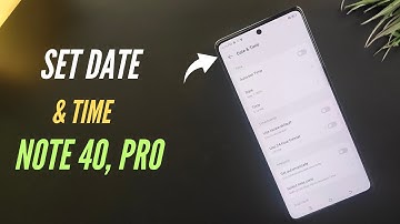 Infinix Note 40, Pro How To Set Date & Time |