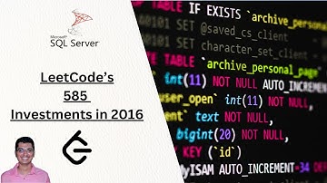 MSSQL Solution for Leet Code Problem 585: Investments in 2016