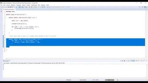 Arrays #3: Traversing Arrays