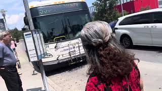 BEE-LINE BUS NEW FLYER XDE40 ROUTE 55 TO CROSS COUNTRY CROSS COUNTRY SHOPPING CTR HYBRID BUS