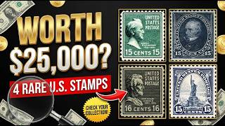 4 Rare U.S. Stamps Worth THOUSANDS of Dollars 💰 Hidden Treasure in Your Collection!