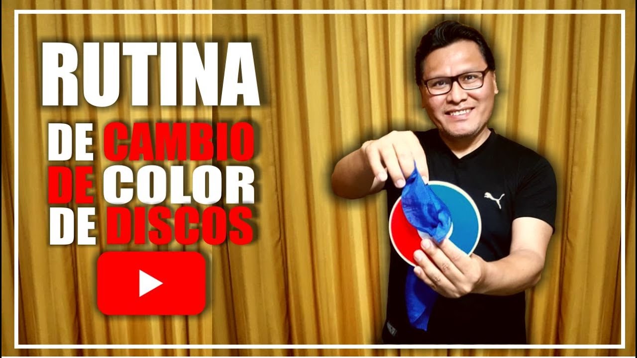 Rutina Mágica de CAMBIO DE COLOR DE DISCOS | Tutorial de 🅼🅰🅶🅸🅰