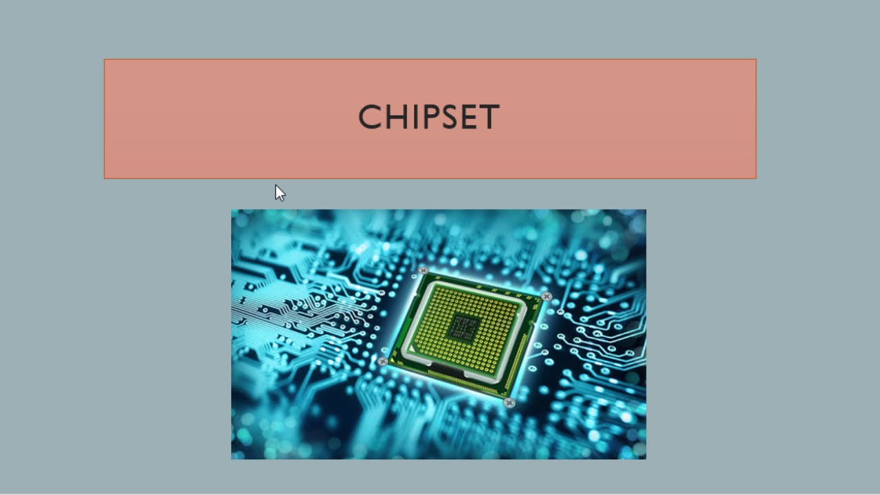 ¿Qué es un chip-set y que funcionalidad tiene? - YouTube