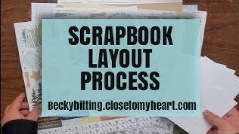 SCRAPBOOK LAYOUT PROCESS // CTMH CHANGE OF SCENERY // JUNE 2023 #ctmhmaker #scrapbooking