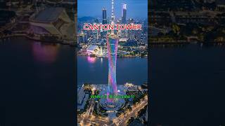 The Twisting Tower That Lights Up An Entire City 😱#Shorts#china#CantonTower#Engineering