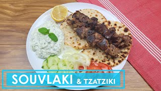 Pork Souvlaki With Tzatziki Really Easy Diy