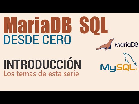 Introducción a los temas para trabajar con MySQL / MariaDB