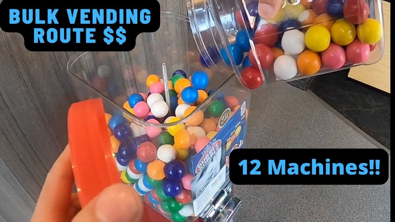 Bulk Vending Route Collection 12 Machines! Ep.6 candy vending YouTube