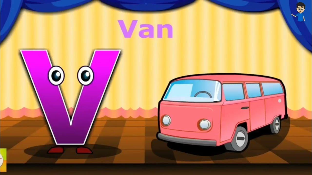 phonics song for kids with alphabetical words a to z chu chu tv abc