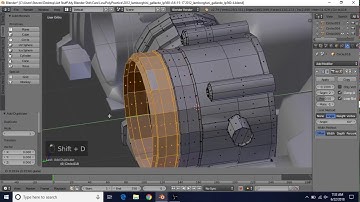 Model A Lamborghini Gallardo LP560-4 in Blender - Tutorial Part 53 - Engine Part 8 - Intake Hose