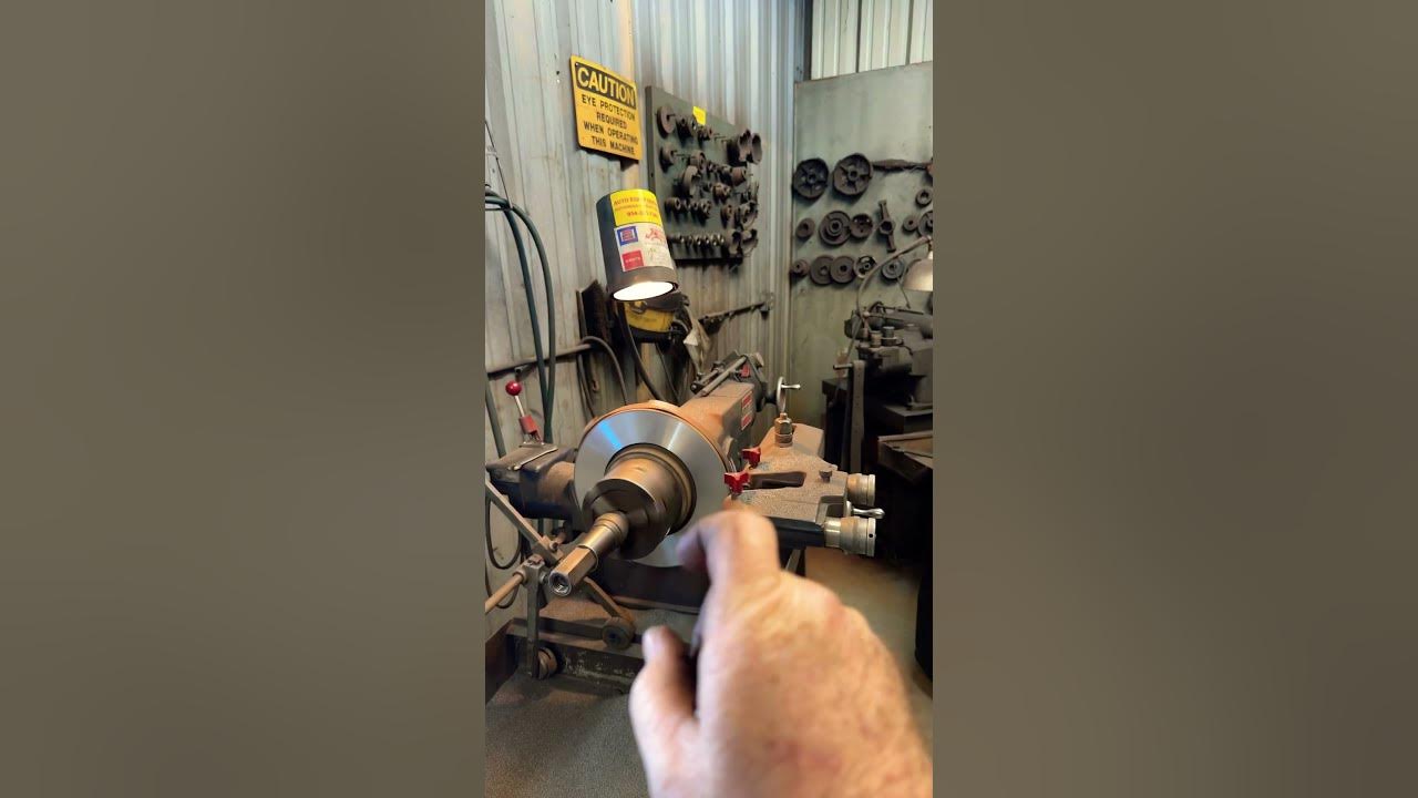 Resurface finish when Machining Brake rotors... YouTube