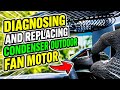 Diagnosing and replacing condenser outdoor fan motor (ecm) #hvac #hvaclife #acrepair 