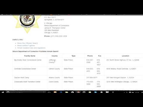 Illinois Federal Inmate Searchpittube Channel