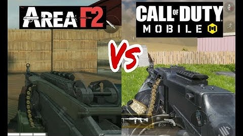 COD Mobile Vs Area F2 weapon comparison (animation and sound effects) [Part-1]