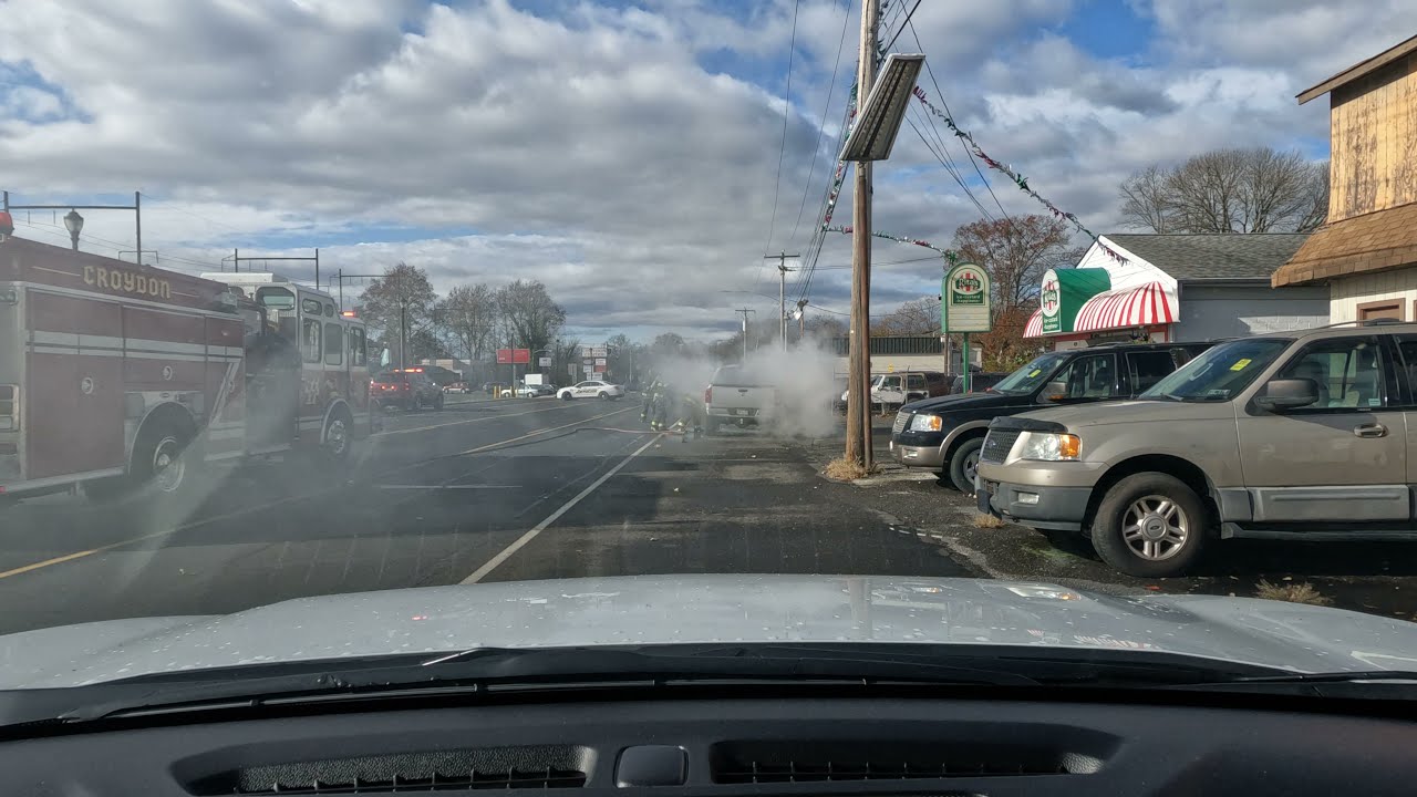POV Responding to a car fire in our first due local
