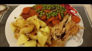 How to cook delicious Chicken Gizzard, Ugali and Butter potatoes