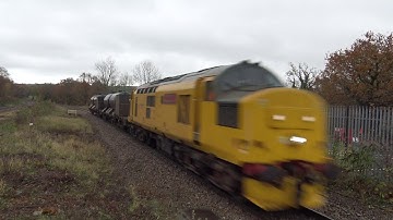 Network Rail Class 97 (97302) on RHTT Tanks (Outward) - Pontypool - 14/11/20