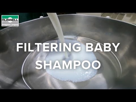 Filtering baby shampoo