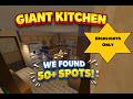 Found 50+ spots in this GIANT Kitchen!!! | Hide and Seek Map Discovery (Highlights Only)