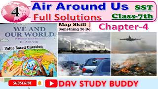 DAV Class 7 SST Chapter 4 Question Answer Air Around Us #DAV class 7 sst solution ch-4 Air Around Us