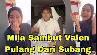 Download Lagu MILA SAMBUT VALEN DI JAKARTA PULANG DARI SUBANG, DUHH GEMESSSS MP3