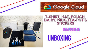 Google Cloud T-shirt, Pouch and Stickers || Qwiklabs Arcade Challenge || Goodies || Unboxing  🔥