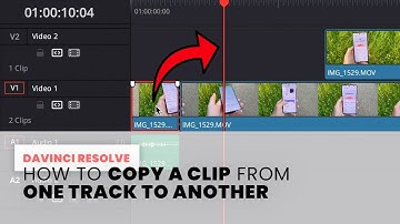 How to Copy and Paste a Clip to Another Track | DaVinci Resolve