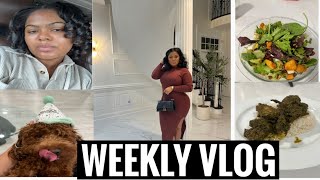 WEEKLY VLOG: HAIR APPOINTMENT | GRWM FOR DINNER | CLOSET UPDATE | COOK WITH ME  //PENELOPE PALACE//