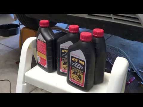 2010 Toyota Highlander Transmission Fluid & Filter and Transfer Case