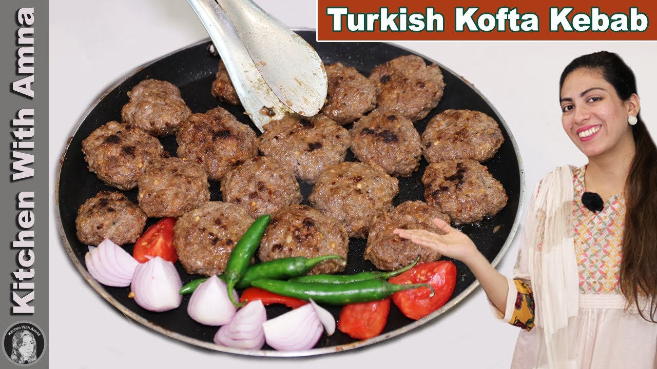 Turkish Kofta Kabab Recipe | Bakra Eid Recipes | Kitchen With Amna