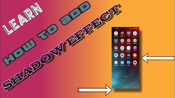 How to Add Shadow Effect Under Screen Recorded Video in Kinemaster on Android/IOS