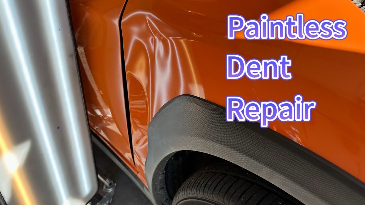 Заменить крыло или выполнить ремонт вмятин без покраски?