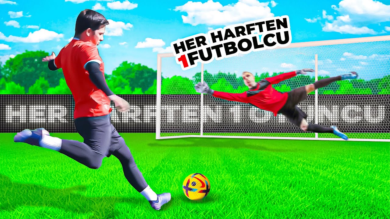 HER HARFTEN FUTBOLCU GOLÜ ATTIM!