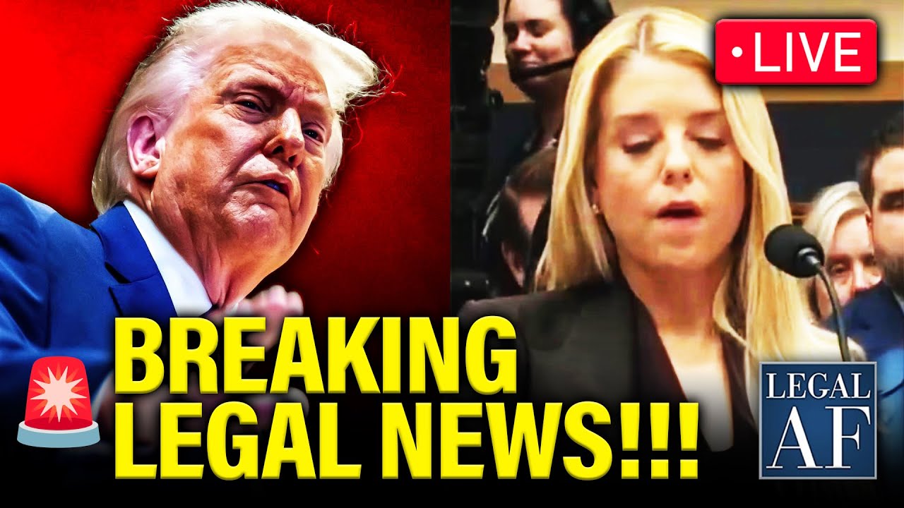 LIVE: Bondi EXCORIATED UNDER OATH on Epstein Files and MORE | Legal AF