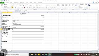 Cara membuat Slip Gaji Usaha Cafe, Resto, Hotel, Coffee Shop dan Sebagaianya