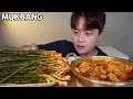 🔥🔥화끈하게 틈새부대라면 갓담근 파김치 먹방 Green Onion Kimchi & Spicy Noodles ASMR MUKBANG REAL SOUND EATING SHOW