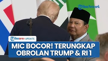 Mic Bocor! Terungkap Percakapan Rahasia Trump & Prabowo di KTT Mesir, Langsung Disorot Media Asing